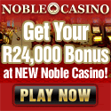 Noble Casino now offers Play in Rands