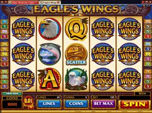 Eagles Wings Slot Screenshot