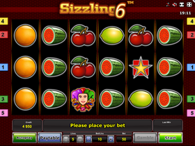 Sizzling 6 Slot - Novomatic Online Slot