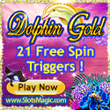 Click Here Now to Play Dolphin Gold Slot at Slots Magic Casino