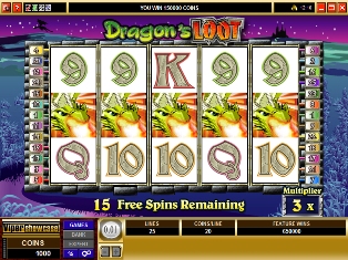 Dragons Loot Slot Screenshot