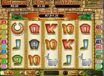 Incan Goddess Slot Screenshot