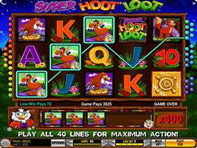 Super Hoot Loot Slot Screenshot