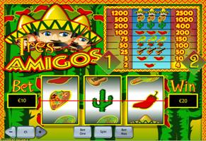 Tres Amigos Slot Screenshot